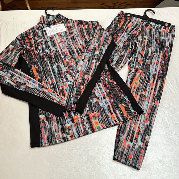 PolarMax (3) BASELAYER SET - Blk Multi print - Picture 2 of 11